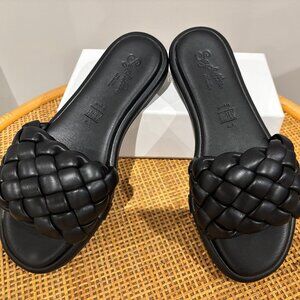 Seychelles Bellissima Braided Slide Black